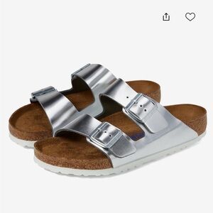 Birkenstock Women's Silver Sandals